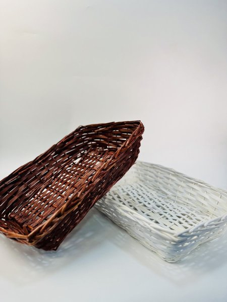 سلة قش مفرد مستطيل حجم 45*30