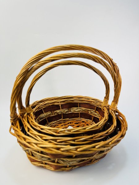 طقم اسلال قش سادة الوان 3 قطع