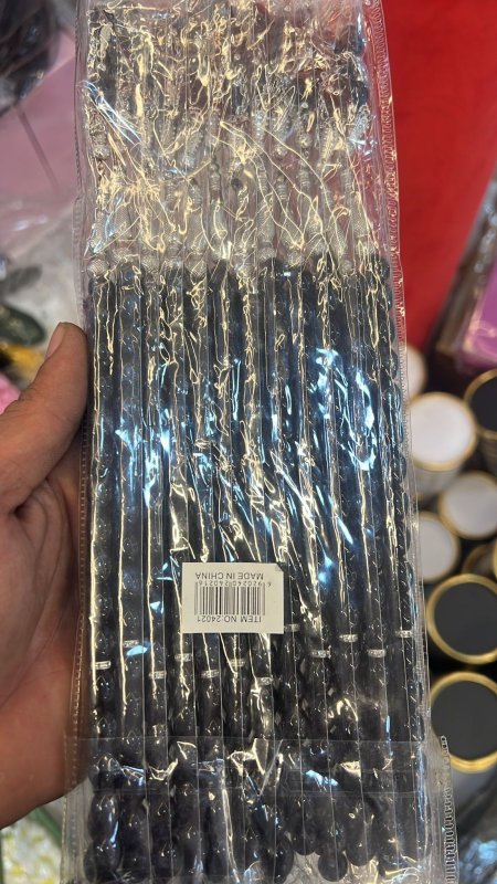 مسبحة كرستال مع تعليقة فضي