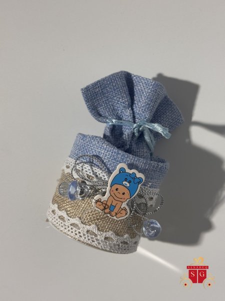 توزيعات بيبي خيش دائري