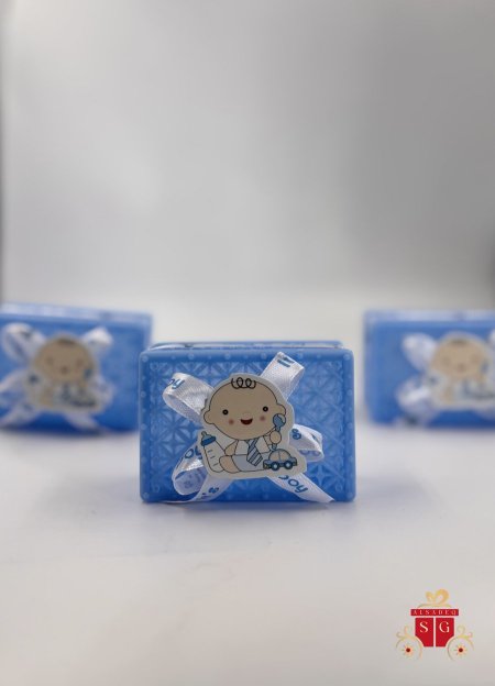 توزيعات بيبي صندوق مستطيل مع شبرة