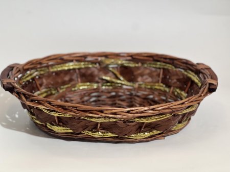 سلة قش حجم كبير