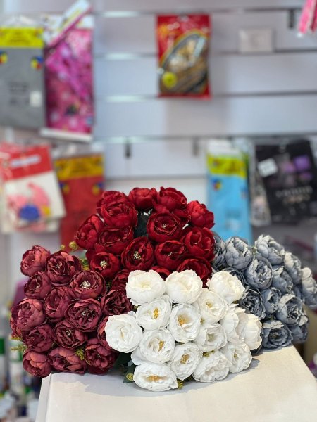 ورد جوري مفتح 15 وردة