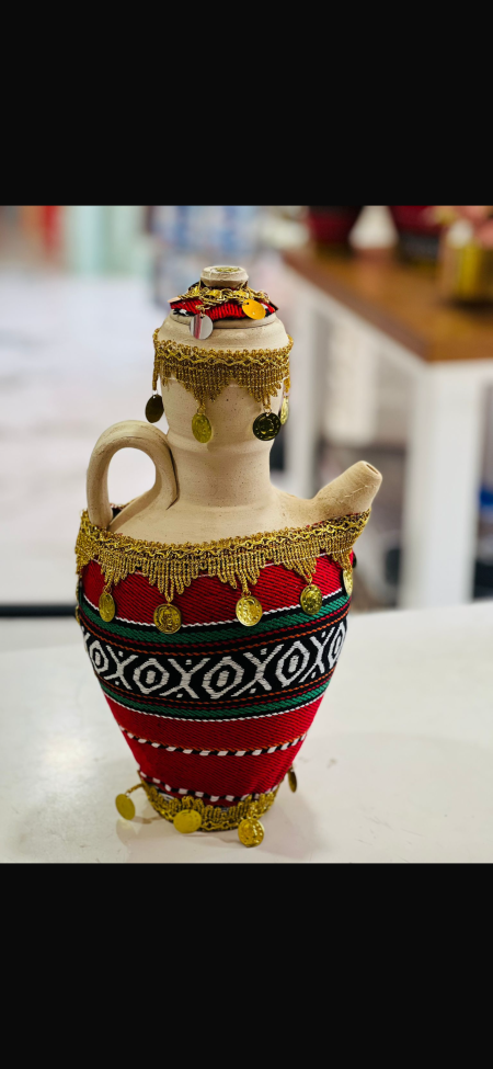 زير فخار تراث مزين