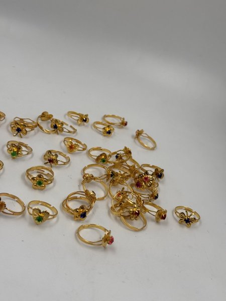 خواتم توزيعات ذهبي