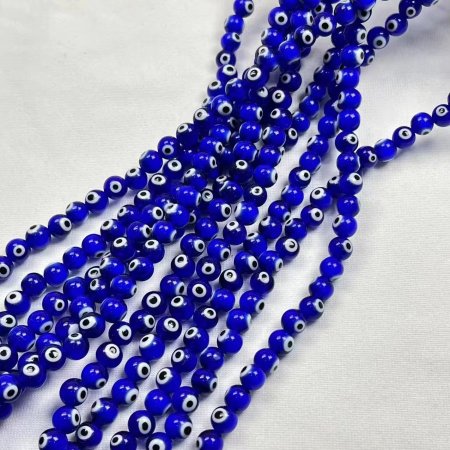 مسبحة خرزة زرقاء