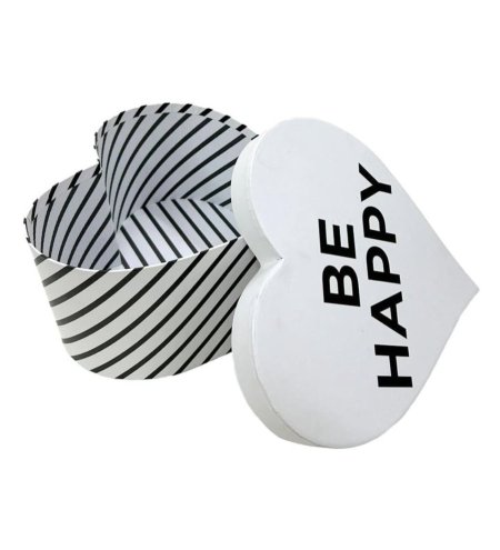 صندوق هدية قلب 3 قطع Be Happy