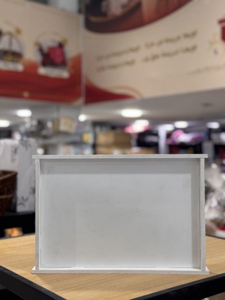 صينية توزيعات خشب سادة