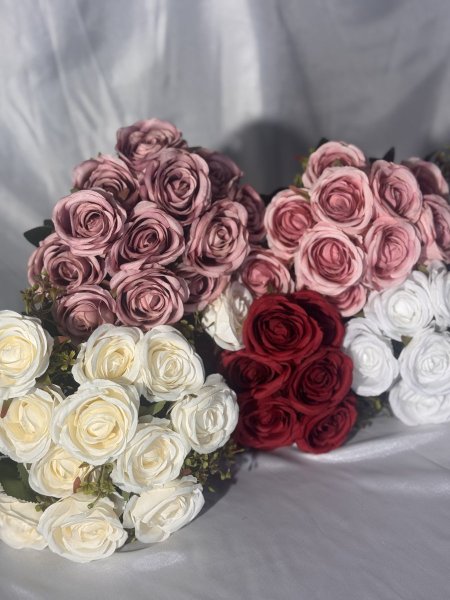 ورد جوري صغير 12 حبة