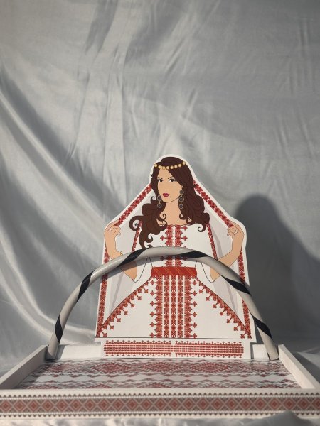 صينية حناء تراث مربعة