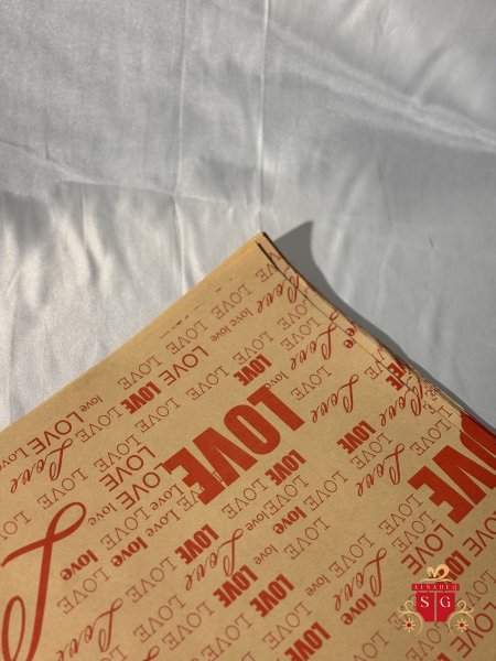 كرتون love احمر