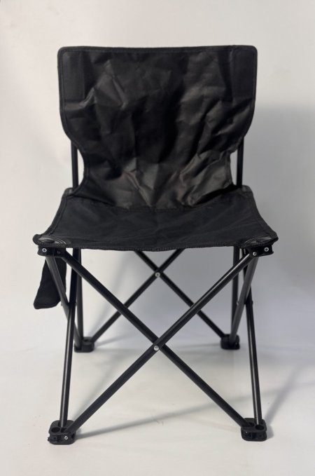 كرسي رحلات  اسود متنقل مع شنتة