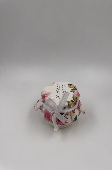 شمع مغربي زجاج مع شبرة