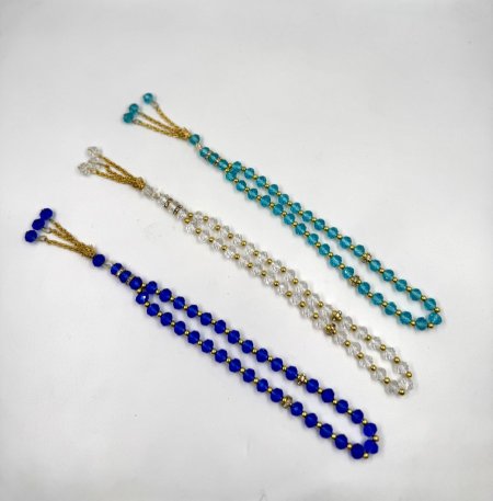 مسبحة كرستال توزيعات ثقيل قصير