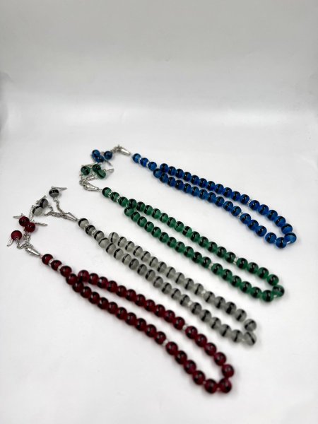 مسبحة ثقيل مع حز اسود ثقيلة الوان