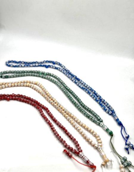 مسبحة عمرة مع زخرفة ستاتي