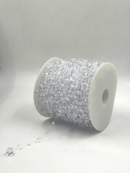 رول حبل كرستال مع خرز 55 متر