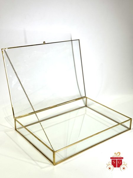 صندوق زجاج مهر مميز احجام