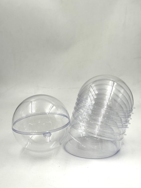 طابات توزيعات فارغة اكراليك دزينة قطر8سم دزينة 5 حبات