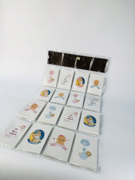 بطاقات معايدة بيبي مميزة دزينة 124 حبة