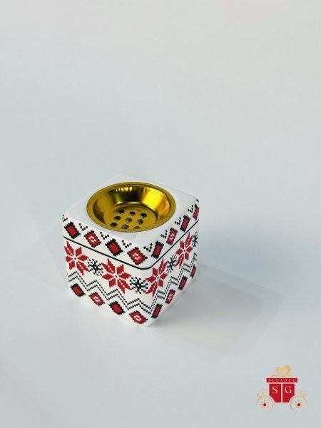 نقشة ابيض واحمر