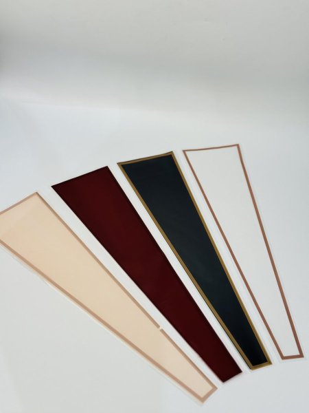 اكياس تغليف للورد وجه شفاف سادة دزينة50حبة حجم 45*12