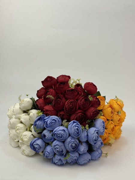 ورد جوري مسكر مع خضار 18وردة مميز