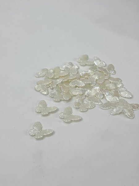 اكسسوار توزيعات شكل فراشة سادة سكري دزينة 50 حبة